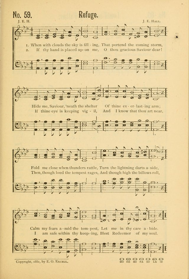 The Gospel in Song: combining "Sing the Gospel", "Echoes of Eden", and Other Selected Songs and Solos for the Sunday school page 59