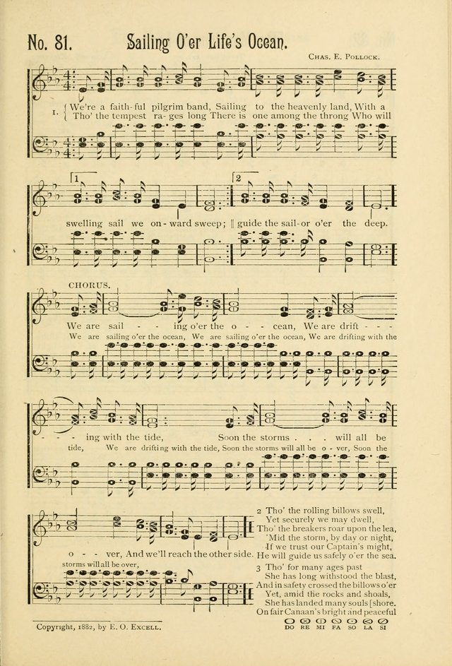 The Gospel in Song: combining "Sing the Gospel", "Echoes of Eden", and Other Selected Songs and Solos for the Sunday school page 81