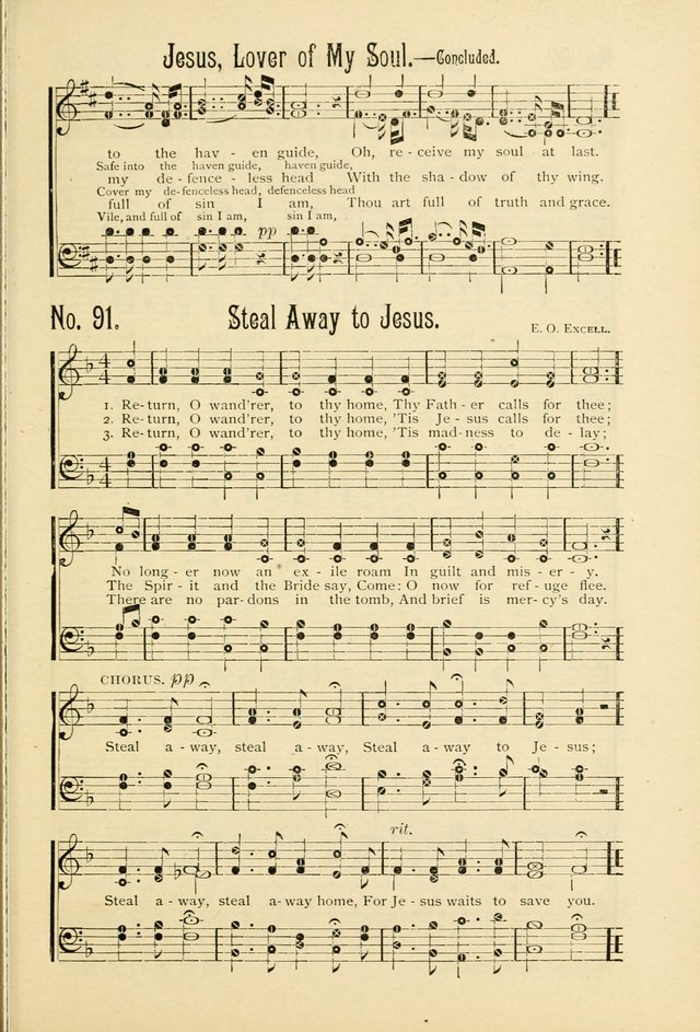 The Gospel in Song: combining "Sing the Gospel", "Echoes of Eden", and Other Selected Songs and Solos for the Sunday school page 91