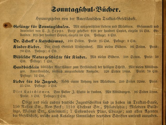 Gesänge für Sonntag-Schulen: mit ausgewählten Melodieen und Liedern page 125