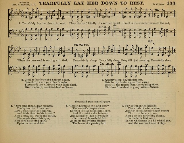 The Guiding Star for Sunday Schools: a new collection of Sunday school songs, together with a great variety of anniversary pieces written expressly for this worke page 135