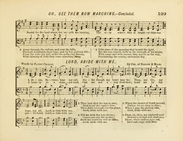 Golden Songs: for the Sabbath School, Sanctuary and Social Worship page 129