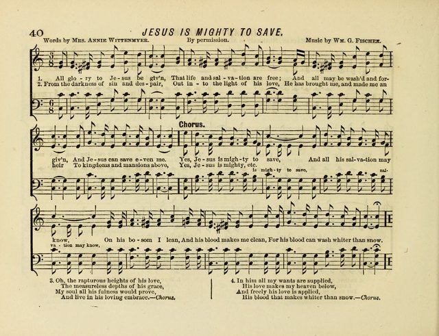 Golden Songs: for the Sabbath School, Sanctuary and Social Worship page 40