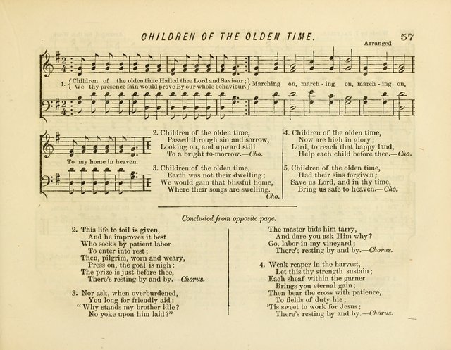 Golden Songs: for the Sabbath School, Sanctuary and Social Worship page 57