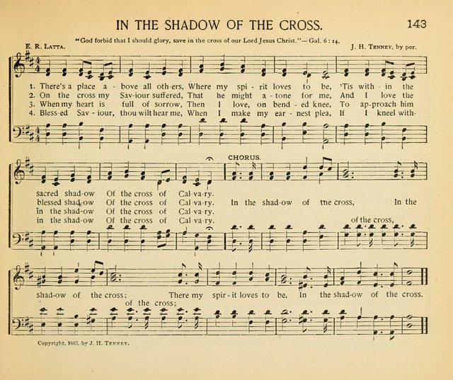 The Gospel Song Sheaf: for Sunday schools and young peoples meetings, comprising primary songs, intermediate songs, gospel and special songs, and old hymns and tunes page 143