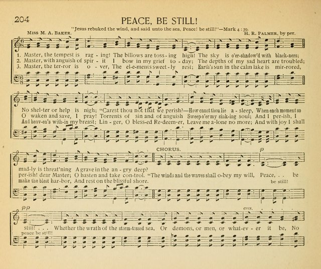 The Gospel Song Sheaf: for Sunday schools and young peoples meetings, comprising primary songs, intermediate songs, gospel and special songs, and old hymns and tunes page 204