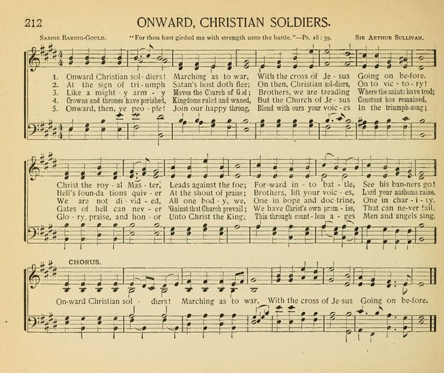 The Gospel Song Sheaf: for Sunday schools and young peoples meetings, comprising primary songs, intermediate songs, gospel and special songs, and old hymns and tunes page 212