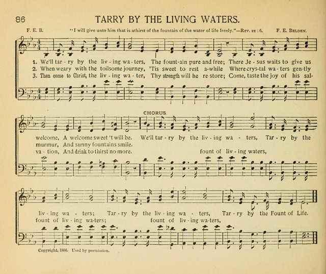 The Gospel Song Sheaf: for Sunday schools and young peoples meetings, comprising primary songs, intermediate songs, gospel and special songs, and old hymns and tunes page 86