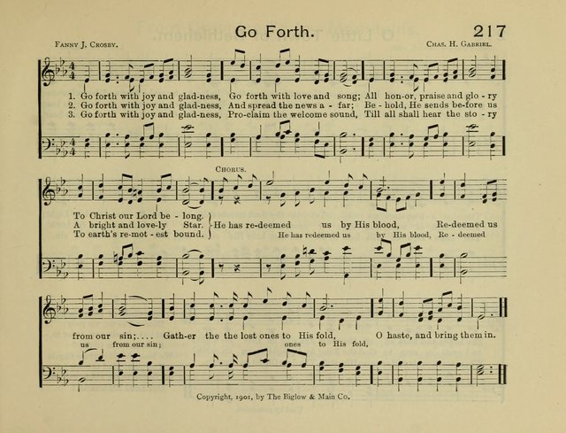 Gems of Song: for the Sunday School page 222