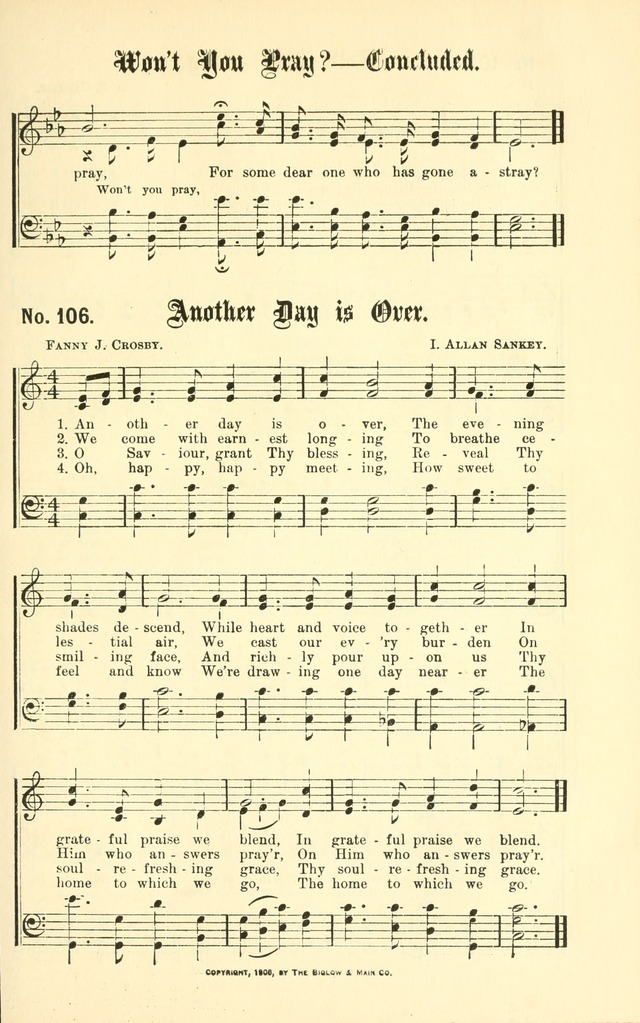 Gospel Songs: for use in Church and Evangelistic meetings page 102