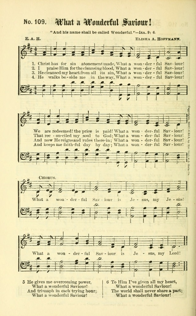 Gospel Songs: for use in Church and Evangelistic meetings page 105