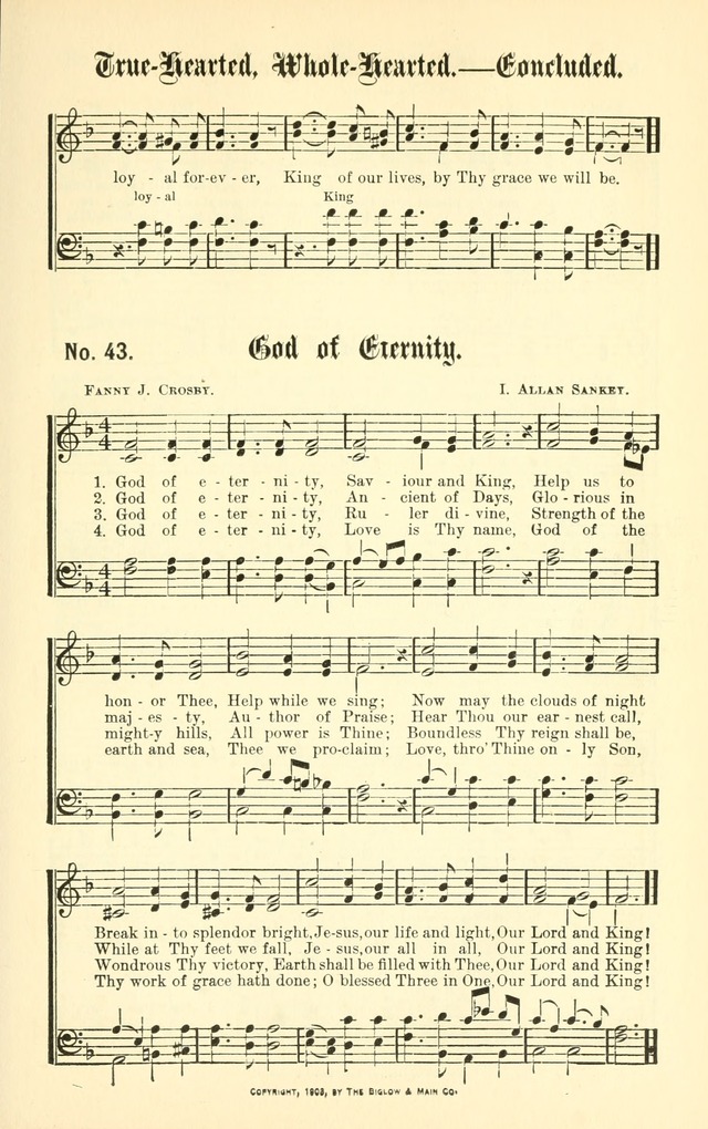 Gospel Songs: for use in Church and Evangelistic meetings page 50