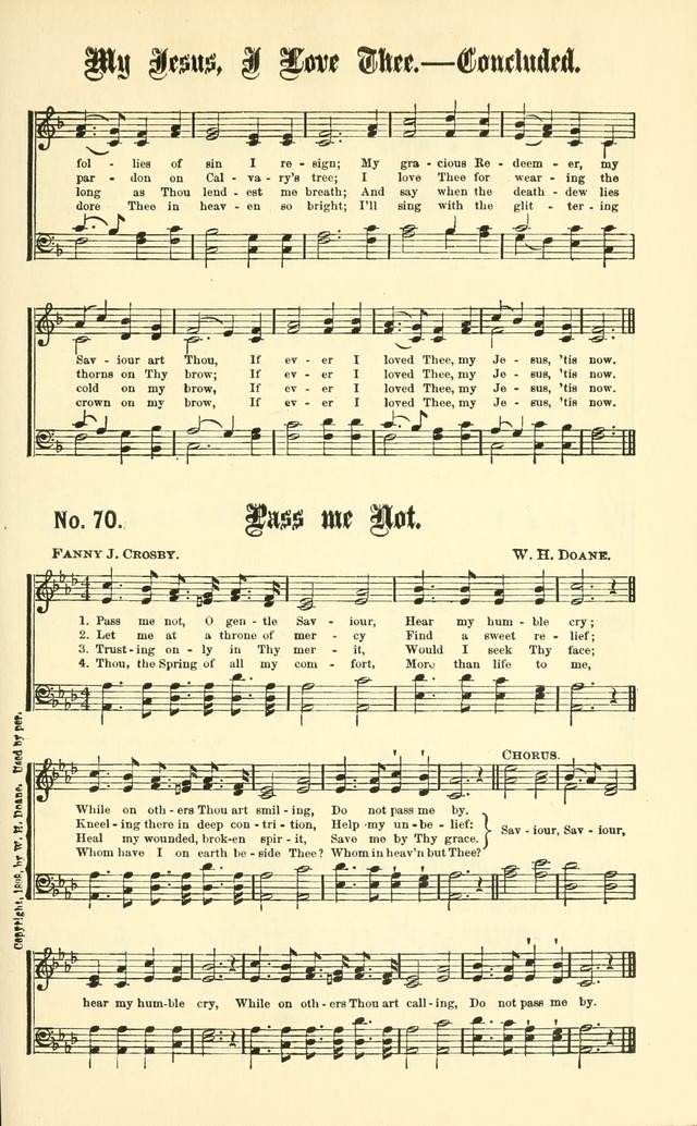 Gospel Songs: for use in Church and Evangelistic meetings page 74