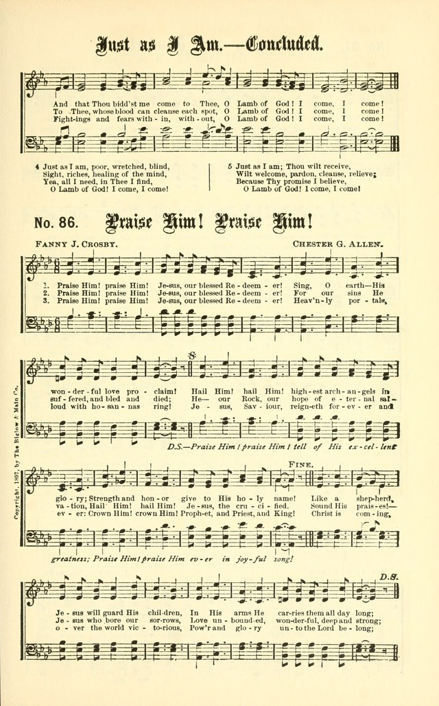 Gospel Songs: for use in Church and Evangelistic meetings page 86