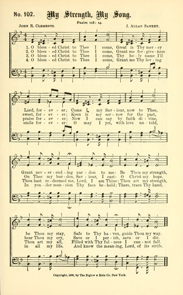 Gospel Songs: for use in Church and Evangelistic meetings page 98