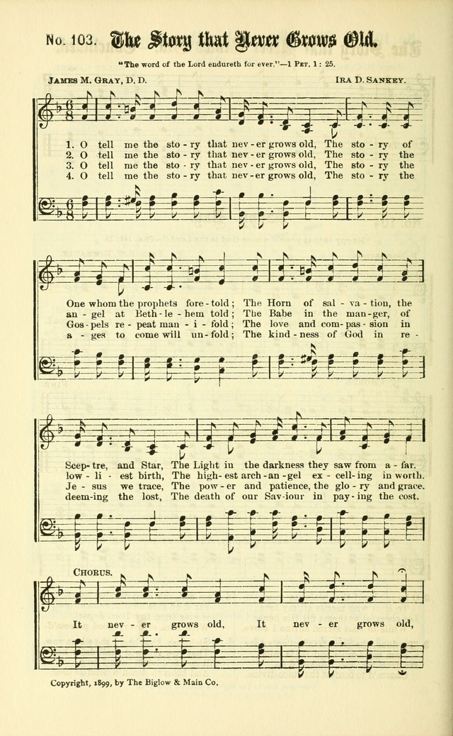 Gospel Songs: for use in Church and Evangelistic meetings page 99