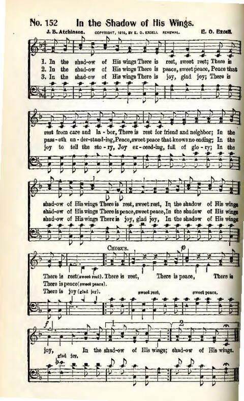 Great Songs of the Church: a comprehensive collection of psalms, hymns, and spiritual songs of the first class, suitable for all services of the church page 102