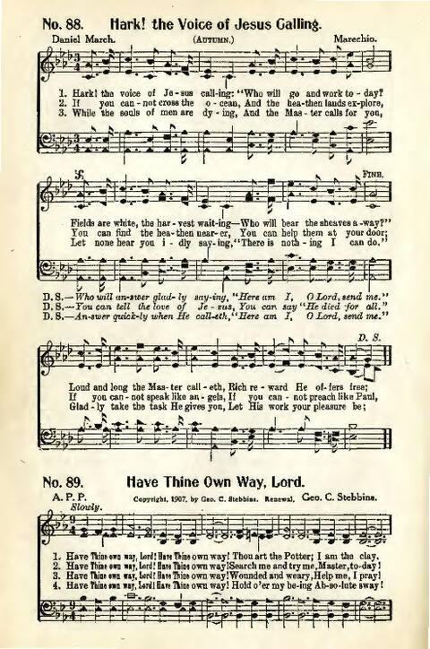 Great Songs of the Church: a comprehensive collection of psalms, hymns, and spiritual songs of the first class, suitable for all services of the church page 58