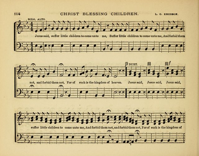 Glad Tidings: a collection of new hymns and music, designed for sabbath schools, anniversary meetings, home circles, &c. page 114