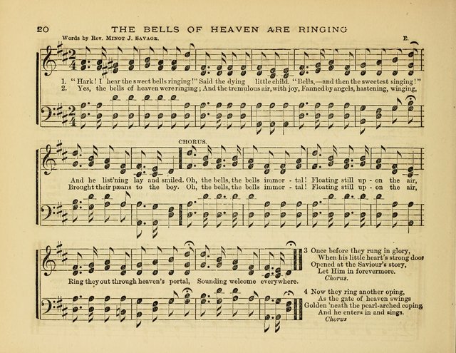 Glad Tidings: a collection of new hymns and music, designed for sabbath schools, anniversary meetings, home circles, &c. page 20