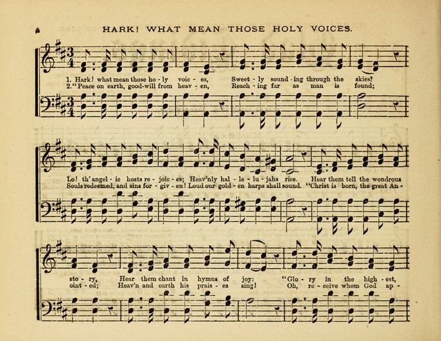 Glad Tidings: a collection of new hymns and music, designed for sabbath schools, anniversary meetings, home circles, &c. page 4