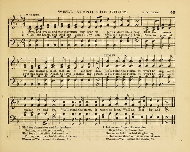 Glad Tidings: a collection of new hymns and music, designed for sabbath schools, anniversary meetings, home circles, &c. page 45