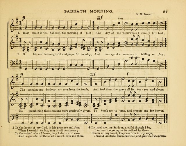 Glad Tidings: a collection of new hymns and music, designed for sabbath schools, anniversary meetings, home circles, &c. page 51