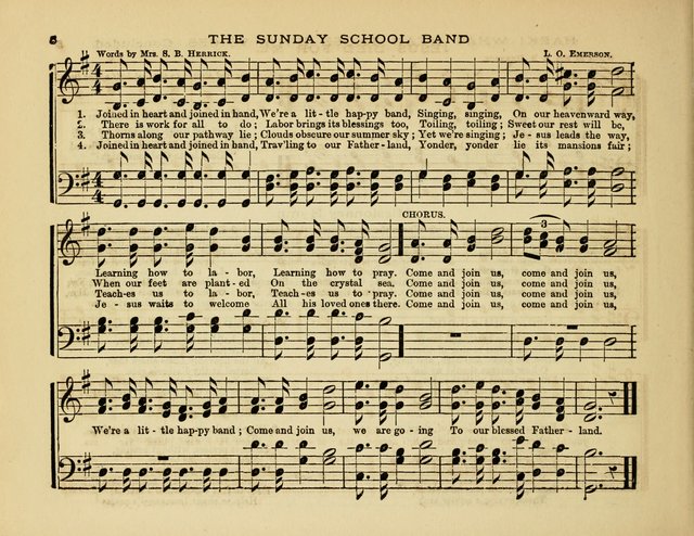 Glad Tidings: a collection of new hymns and music, designed for sabbath schools, anniversary meetings, home circles, &c. page 6