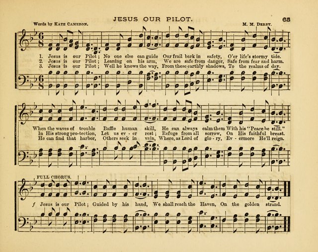 Glad Tidings: a collection of new hymns and music, designed for sabbath schools, anniversary meetings, home circles, &c. page 65