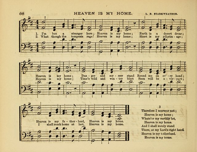 Glad Tidings: a collection of new hymns and music, designed for sabbath schools, anniversary meetings, home circles, &c. page 66