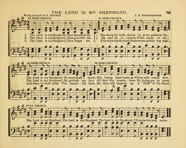 Glad Tidings: a collection of new hymns and music, designed for sabbath schools, anniversary meetings, home circles, &c. page 79