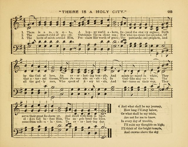 Glad Tidings: a collection of new hymns and music, designed for sabbath schools, anniversary meetings, home circles, &c. page 93