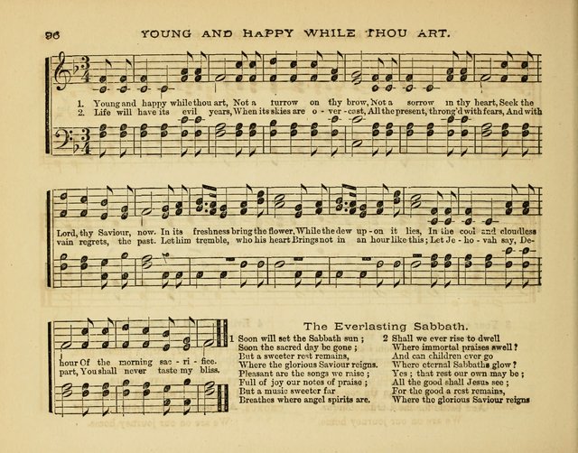 Glad Tidings: a collection of new hymns and music, designed for sabbath schools, anniversary meetings, home circles, &c. page 96