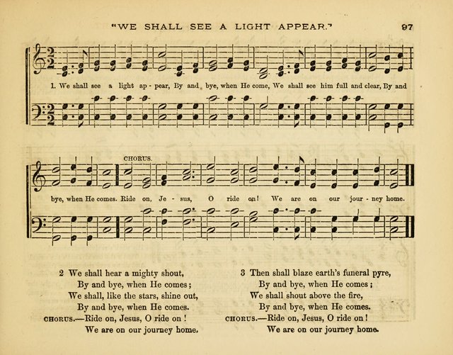 Glad Tidings: a collection of new hymns and music, designed for sabbath schools, anniversary meetings, home circles, &c. page 97