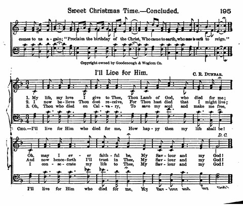 Glad Tidings: A collection of hymns new and old for the Sunday-School, suitable also for Young People