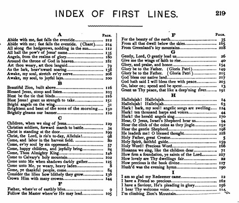 Glad Tidings: A collection of hymns new and old for the Sunday-School, suitable also for Young People