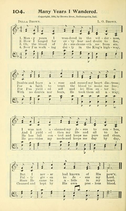 Gold Tried in the Fire: suitable for church, Sunday school, revival meetings, missionary and rescue work page 104