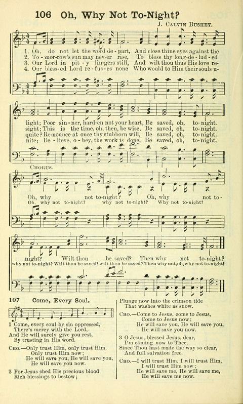 Gold Tried in the Fire: suitable for church, Sunday school, revival meetings, missionary and rescue work page 106