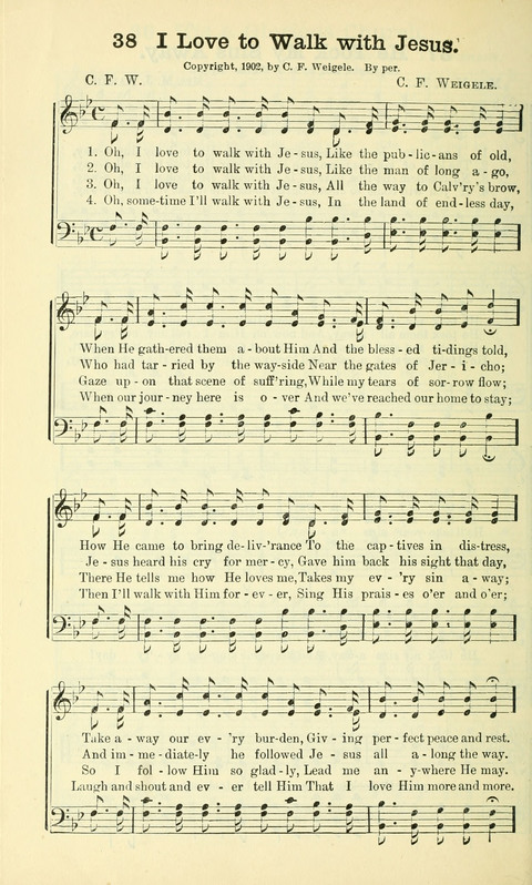 Gold Tried in the Fire: suitable for church, Sunday school, revival meetings, missionary and rescue work page 38