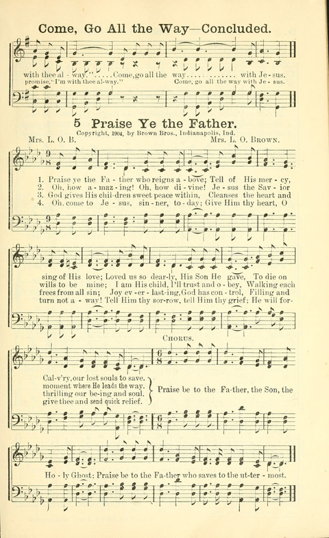 Gold Tried in the Fire: suitable for church, Sunday school, revival meetings, missionary and rescue work page 5