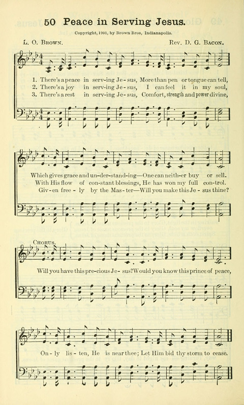 Gold Tried in the Fire: suitable for church, Sunday school, revival meetings, missionary and rescue work page 50