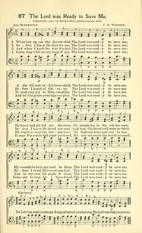 Gold Tried in the Fire: suitable for church, Sunday school, revival meetings, missionary and rescue work page 67