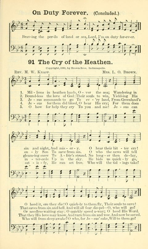 Gold Tried in the Fire: suitable for church, Sunday school, revival meetings, missionary and rescue work page 91