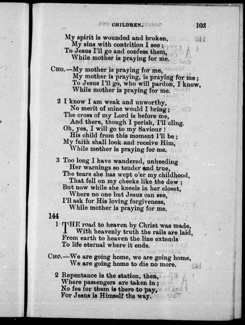 Gospel Tent Hymns page 102