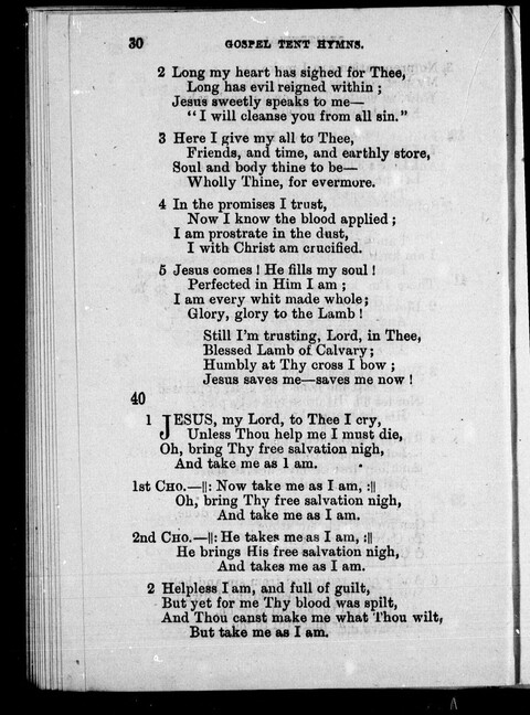 Gospel Tent Hymns page 29