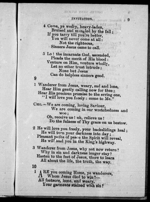 Gospel Tent Hymns page 8