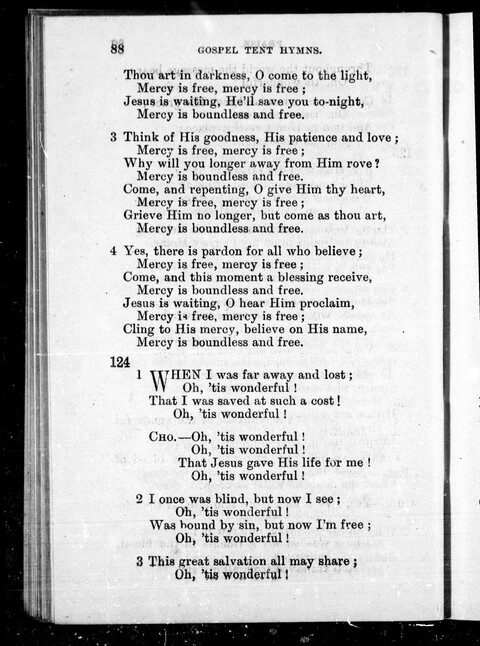 Gospel Tent Hymns page 87