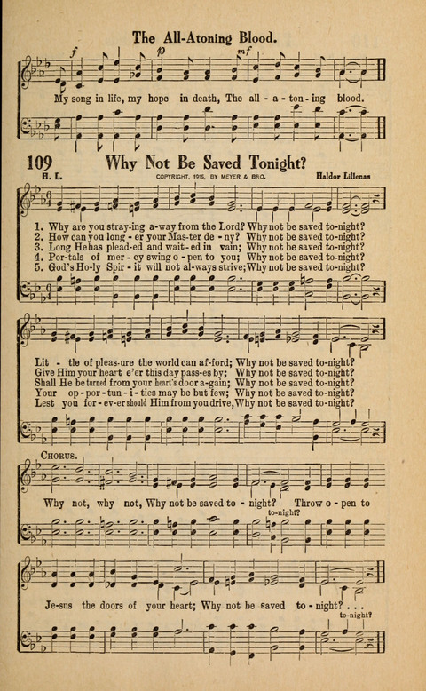 Great Tabernacle Hymns page 109