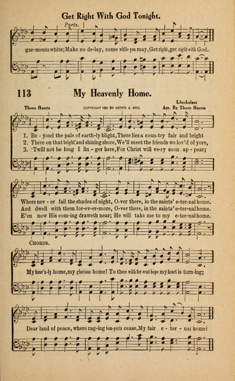 Great Tabernacle Hymns page 113