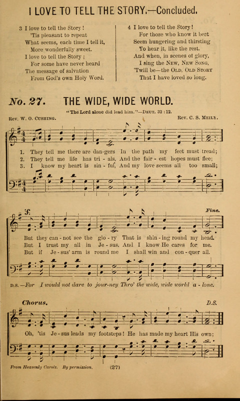 The Gospel Temperance Hymnal and Coronation Songs page 27